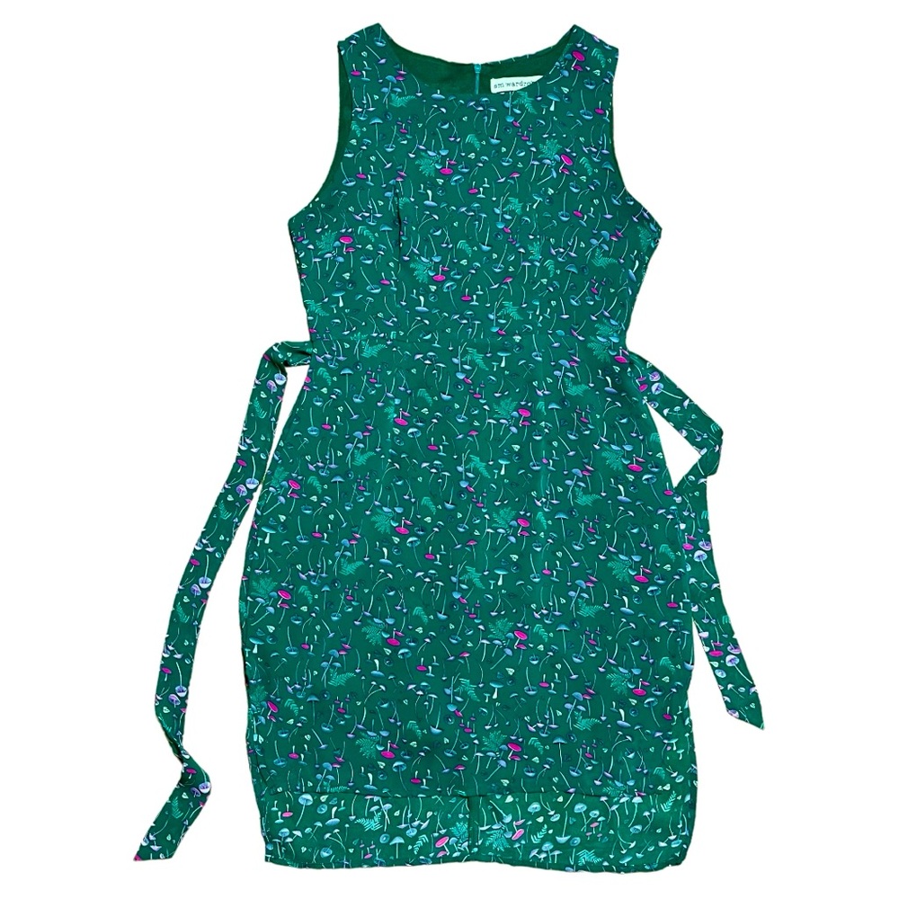 SM Wardrobe Green Mushroom Dress In Sz S